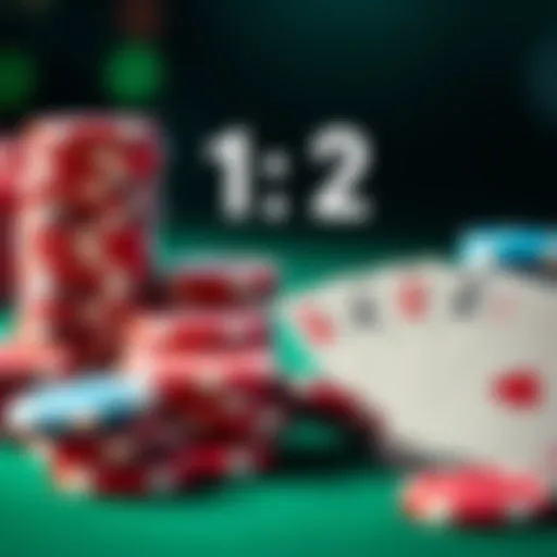 A visual representation of poker chips and cards with the stats of 400 in and 2,545 out, highlighting player activity.