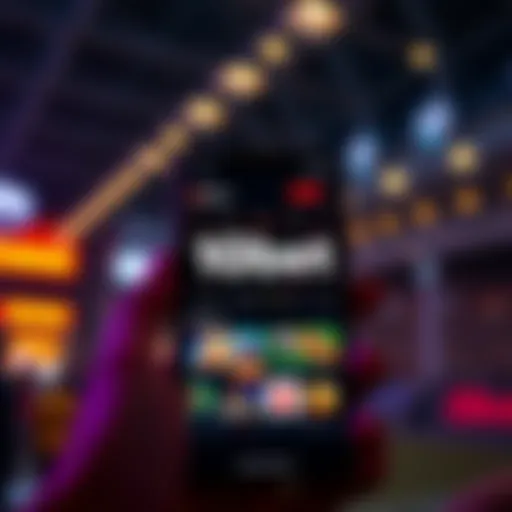 A smartphone displaying the 10bet betting interface with sports and casino games options
