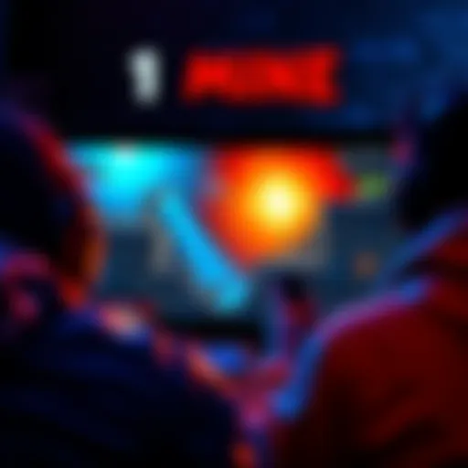 A player immersed in the 1 Mine game on a full screen display, showing vibrant graphics and engaging gameplay.