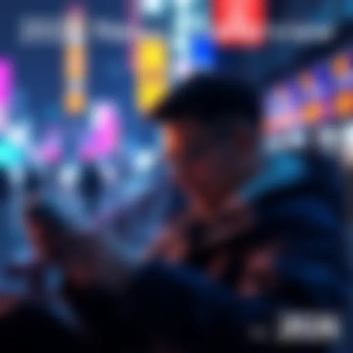 A person reading through news articles on a digital device, looking engaged and informed about the latest updates for 2026.