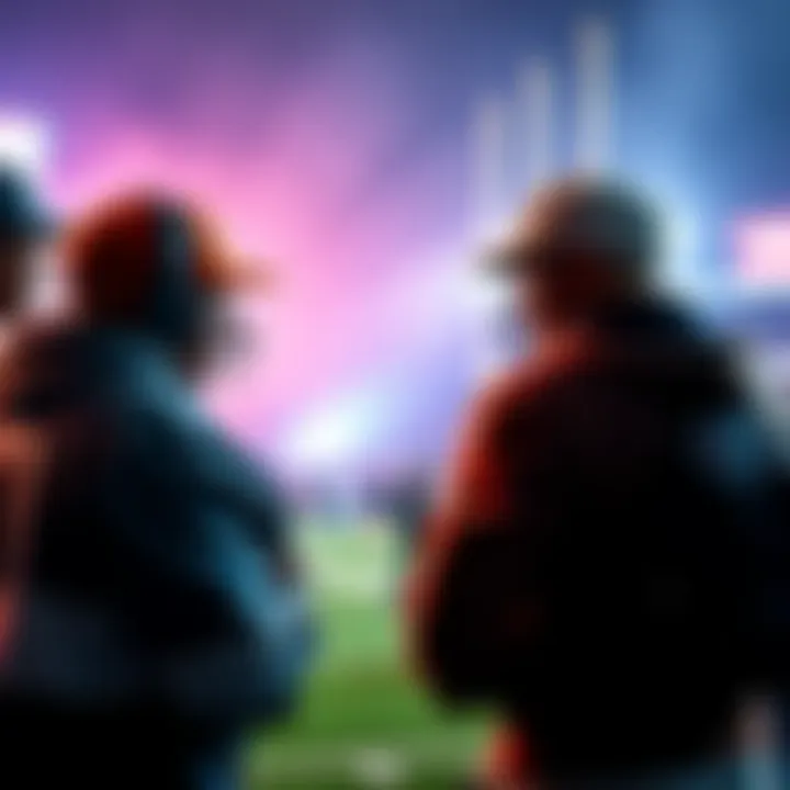 Fans discussing their favorite bets for the 49ers vs Colts game