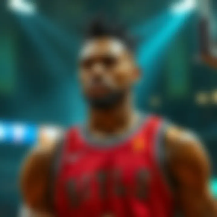 BOL ready for big game BOL warming up on the court, focused and determined before the game