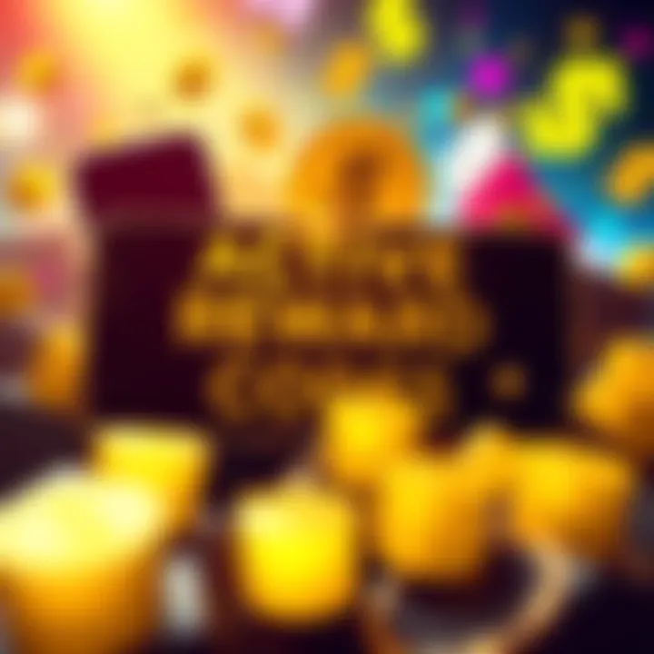 Active Reward Codes A vibrant graphic showing a variety of reward codes with dollar signs and excitement around claiming them