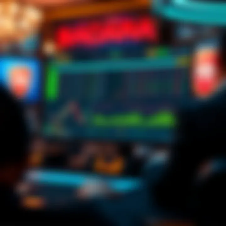 A computer screen displaying an AI algorithm analyzing Baccarat betting data and bankroll management techniques