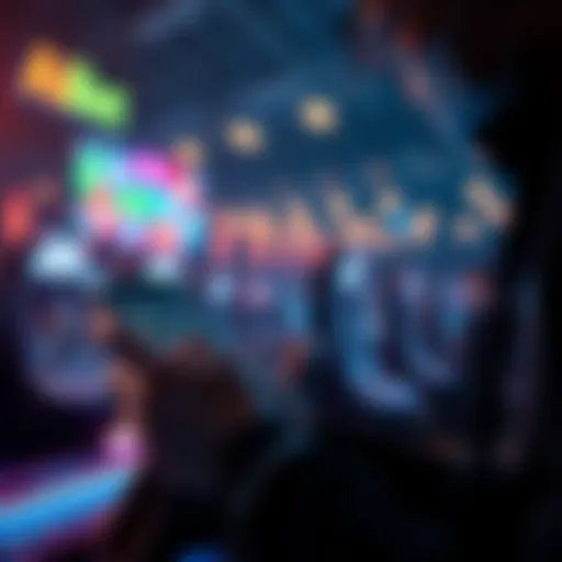 A person placing a bet using a smartphone that shows AI graphics and betting options on the screen.