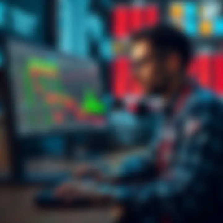 A split image showing a computer displaying betting data on one side and a person analyzing sports statistics on the other side, representing the balance between AI speed and human insight in betting.