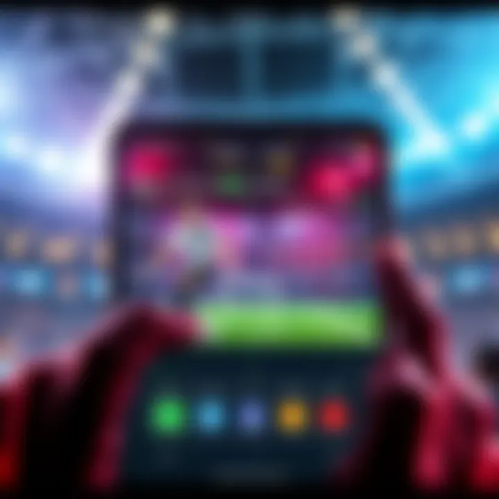 Screenshot of an AI sports-betting app showing new features and updates