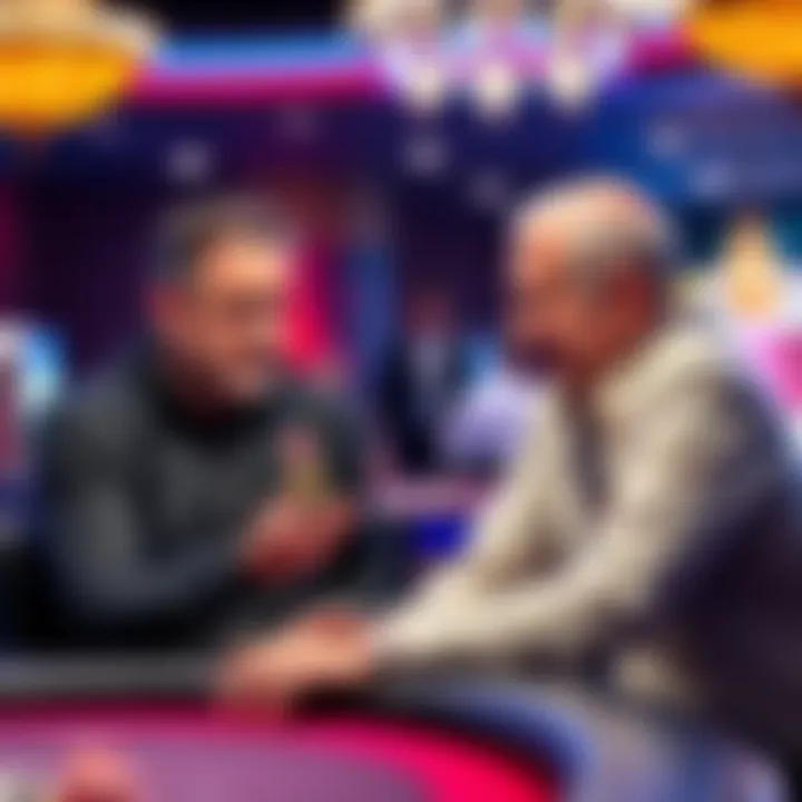 Alan Keating sits across from Doug Polk, talking about Phil Ivey's poker style