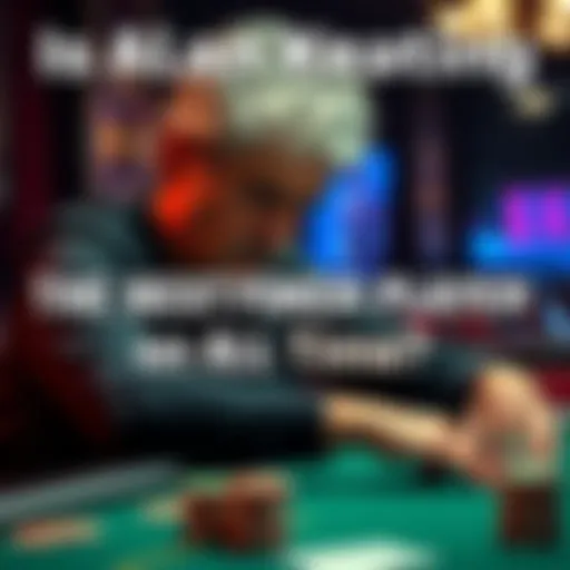Alan Keating focused on a poker game, showing intense concentration and strategic moves