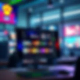 A computer screen displaying online casino games and sports betting options representing Alberta's future iGaming regulation.