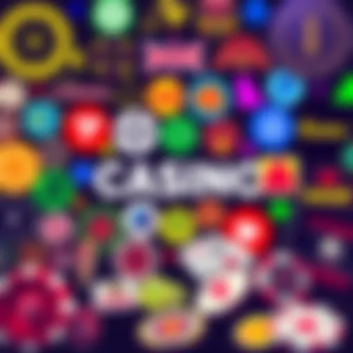 A collage of various online casino logos popular among Indian players