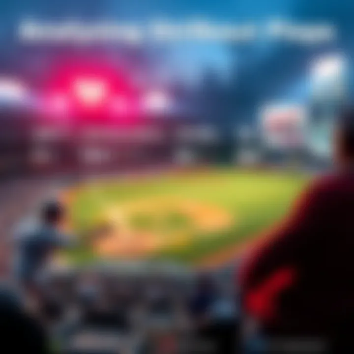 Graphic showing a comparison of strikeout rates with projections, featuring baseball imagery and betting elements