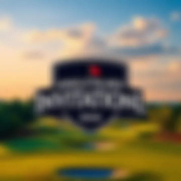 The logo of the Arnold Palmer Invitational 2026 showcased with a golf course background