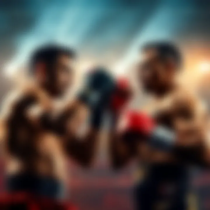 Promotional image for the fight between Ashmouz and Salkilld, showcasing both fighters in a competitive stance.