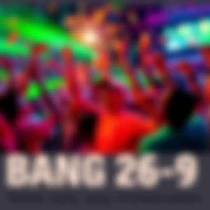 People celebrating the BANG App's success with betting slips in hand.