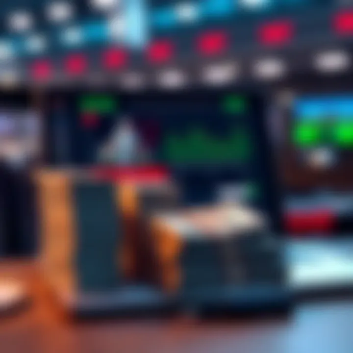 Bankroll Management for Betting A stack of cash next to a laptop displaying a betting site, symbolizing effective bankroll management in sports betting