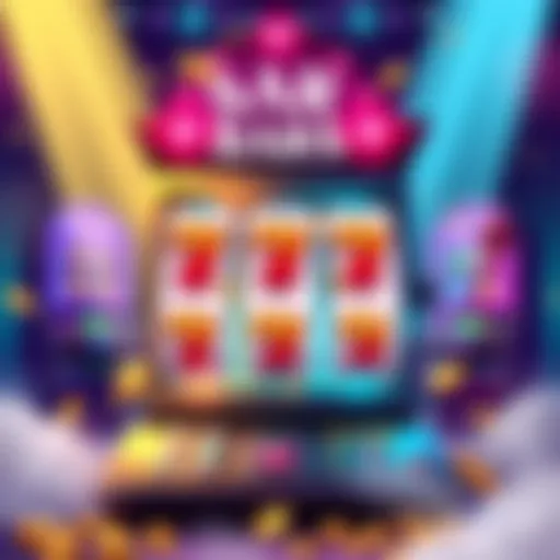 Illustration of a slot machine with vibrant symbols and a big multiplier display, representing the launch of Stake's new Bars game.