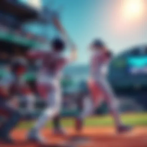 Players celebrating after hitting home runs in a baseball game