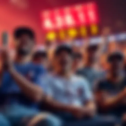 Fans excited for MLB games with betting odds displayed