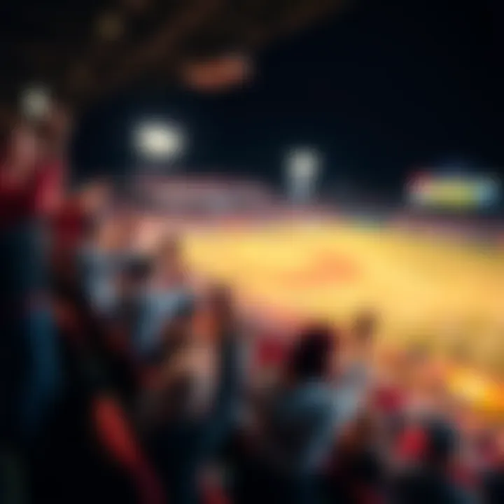 Fans cheering in the stands during a baseball game, showcasing the thrill of the new season and potential big wins.