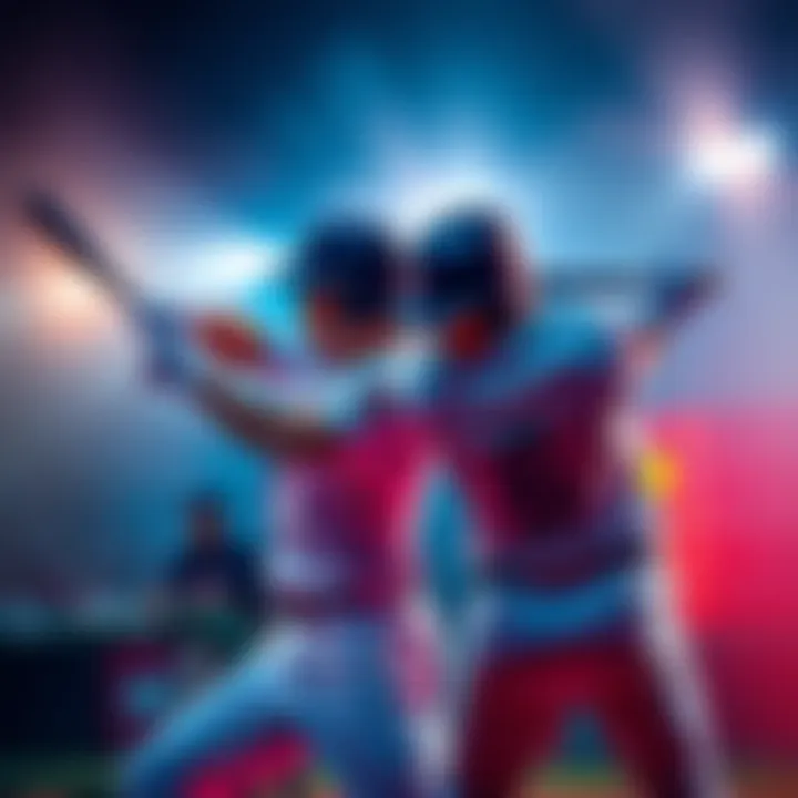 Two baseball players swinging bats in a game, focusing on home run hits and key strategies.