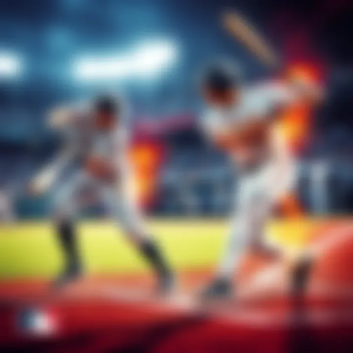 Chase DeLauter and Dominic Canzone hitting powerful home runs during a game.