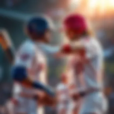 Top baseball players in action during matchups, showcasing competitive spirit against rivals and former teams.