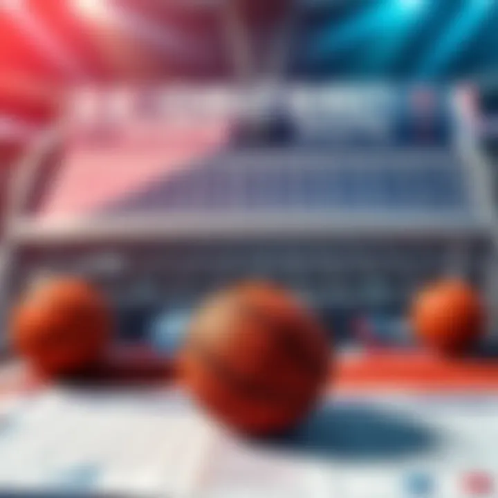 A basketball cheat sheet with player stats and analytics laid out for game day betting