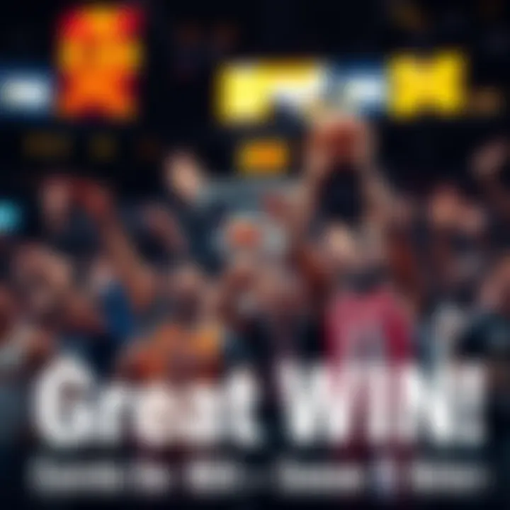 A crowd of excited basketball fans cheering in jerseys before the NBA season starts