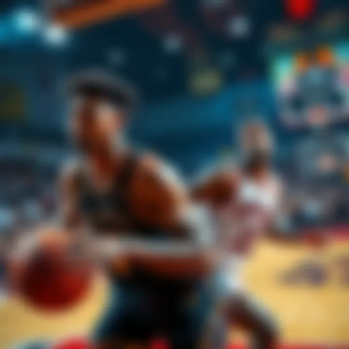 Ace Bailey and Reed Sheppard on the court showcasing their skills during a game