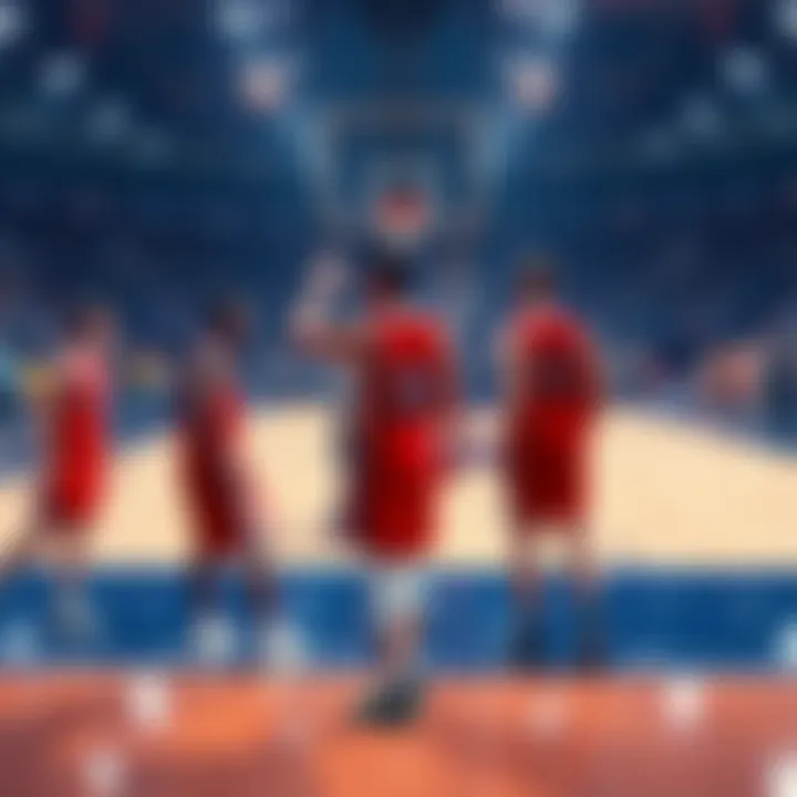 Lukas and SGA warming up before the game