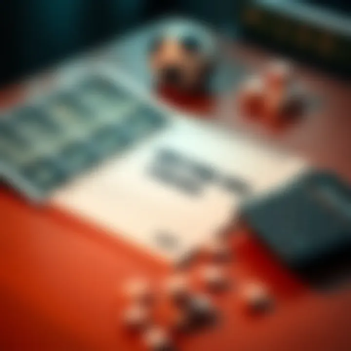 A notepad with betting strategies and a calculator on a table, symbolizing essential tips for beginner bettors.