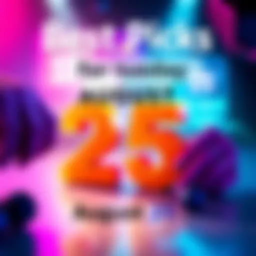 A colorful graphic showing selected items for August 25, 2026, inviting people to share their thoughts