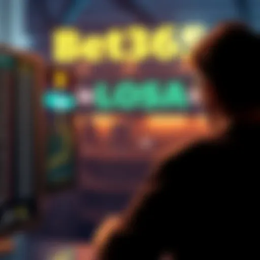 A representation of Bet365's new player prop betting rules with visual elements indicating loss on a player appearance, showing a person looking at sports betting odds.