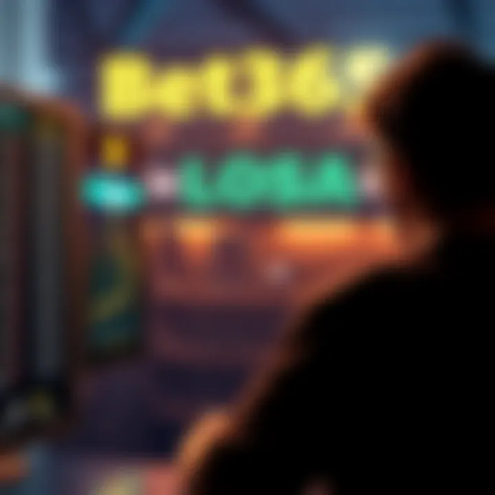 A representation of Bet365's new player prop betting rules with visual elements indicating loss on a player appearance, showing a person looking at sports betting odds.