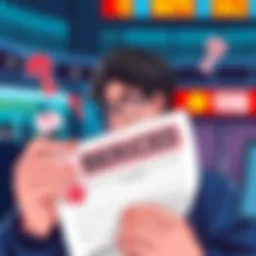 An illustration showing a person looking confused at a betting slip marked void with symbols for errors and cancellations around it.