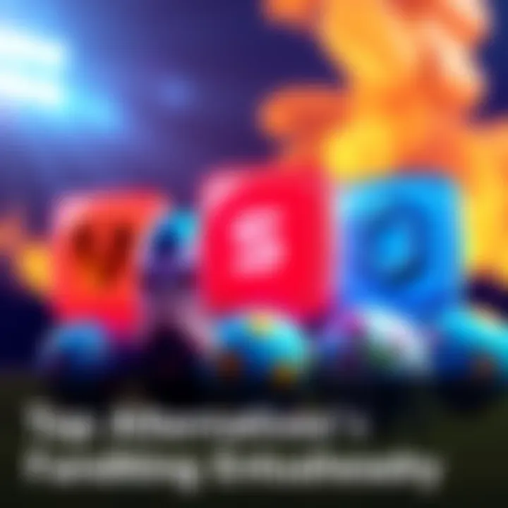 A group of sports betting icons representing different platforms, showcasing variety for enthusiasts.