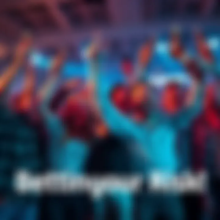 A group of excited people celebrating a successful betting outcome with money and drinks in hand