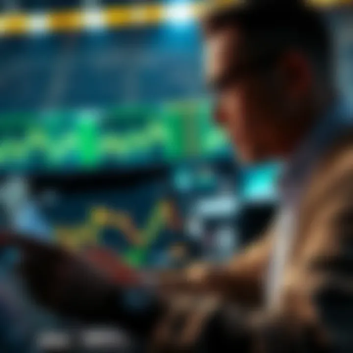 A person analyzing sports betting picks with charts and data