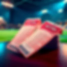 Two betting slips with odds and potential wins displayed on a table