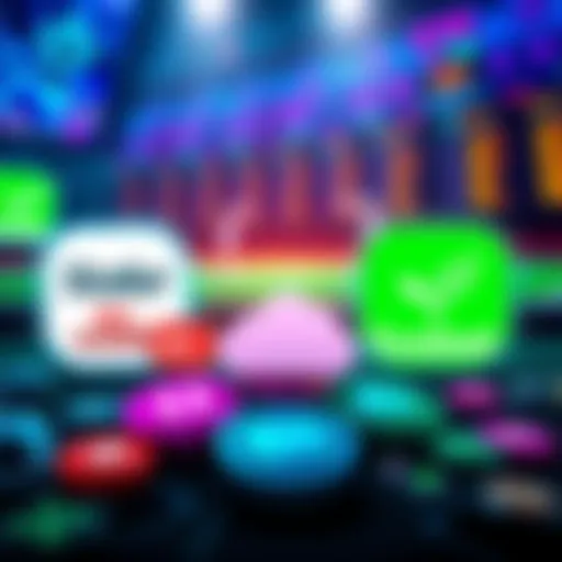 A visual comparison of popular betting sites with icons representing Stake, BC Game, Cloudbet, and Roobet