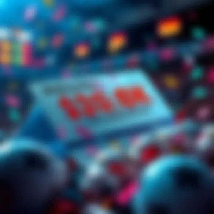 Large betting slip for $200K payout A betting slip displaying potential $200,000 payout if all five games end in a draw, with excitement depicted by colorful graphics and game icons.
