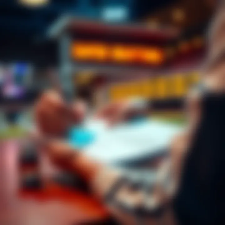 A person analyzing sports betting odds with fewer legs on a notepad, highlighting safer betting choices.