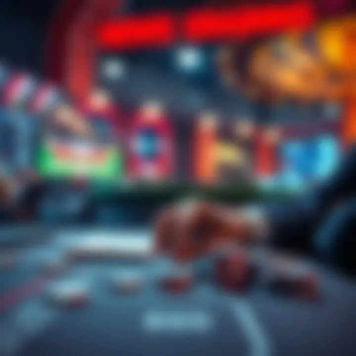 A person analyzing betting options with a $10,000 bankroll on a table, considering betting amounts like $60 or $65.