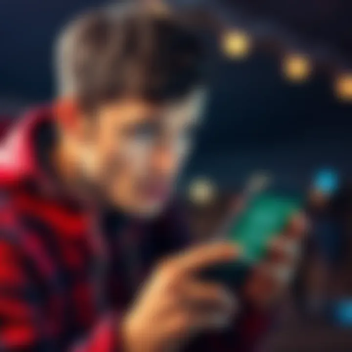 A frustrated bettor looks at a smartphone displaying statistics of injured players affecting bets