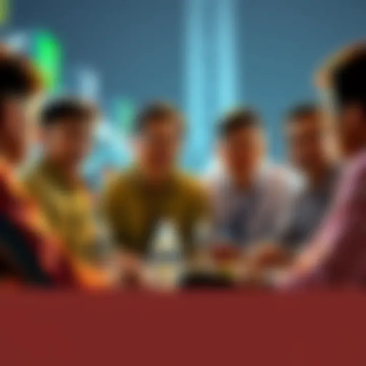 A group of Cambodian bettors meeting to talk about their experiences with different bookmakers after withdrawals