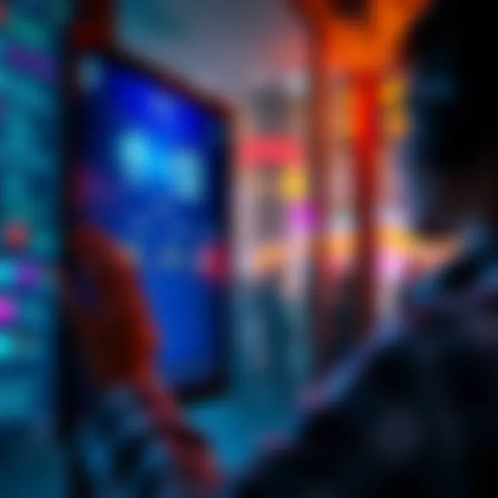 A person looking at a screen displaying Betty status updates and Gem information, with a calendar reminder for December 13 highlighted.