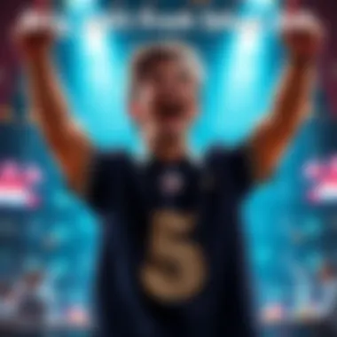 A person celebrating after turning a $65 bet into nearly $2,000, showing excitement and success.