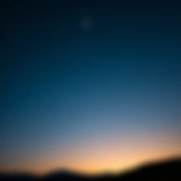 A clear view of the Big Dipper constellation shining brightly in a dark sky filled with stars