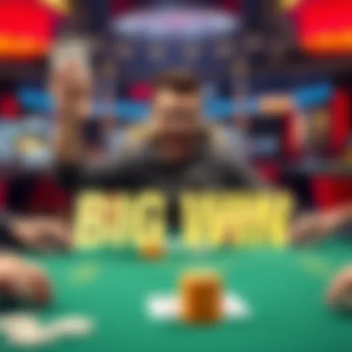 A player celebrating a $4,000 Royal Flush with an Ace of Spades in hand at an online gaming table.